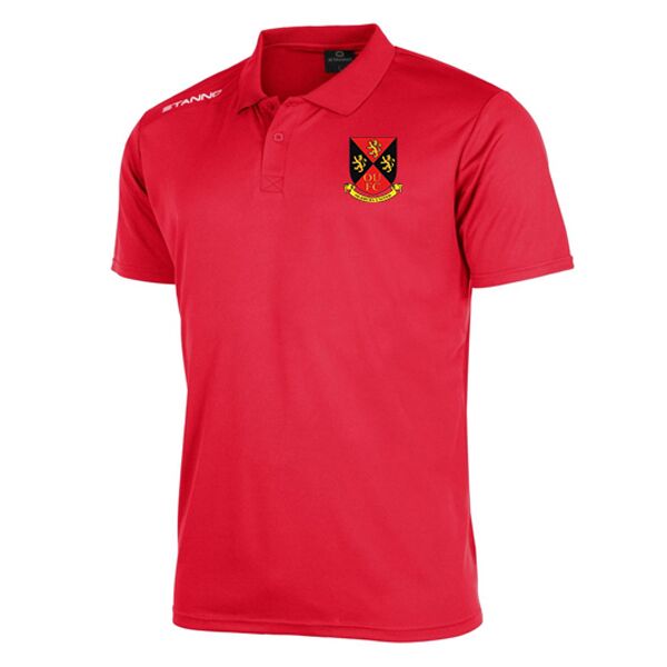 Oldbury United Field Poloshirt Red Thumbnail