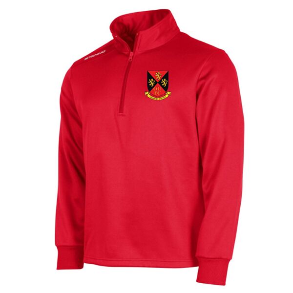 Oldbury United Field Half Zip Top Red Thumbnail