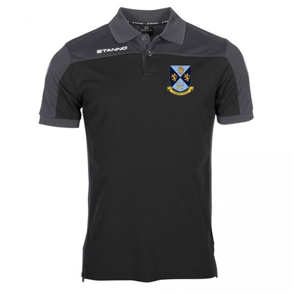 Oldbury United Pride Poloshirt Black/Grey Thumbnail