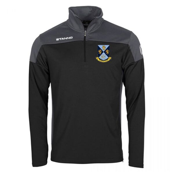 Oldbury United Pride 1/4 Zip Top Black/Grey Thumbnail