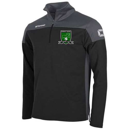 Warwick Juniors Pride Quarter Zip Black/Grey Thumbnail
