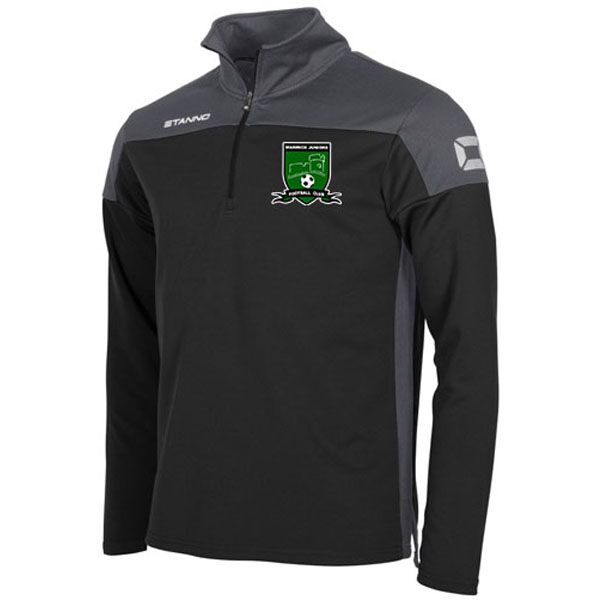 Warwick Juniors Pride Quarter Zip Black/Grey Thumbnail