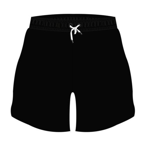 Plain Black Football Short Thumbnail
