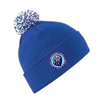Stony Stratford Town Football Club Bobble Hat Royal  Thumbnail
