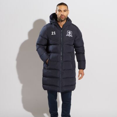 Chevron Puffer Coat Thumbnail