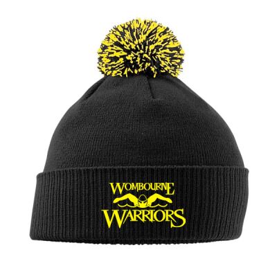 Wombourne Swim Club Bobble Beanie Hat Thumbnail