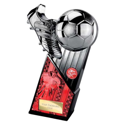 The Marauders Football Gun Metal Red Shirt Trophy Thumbnail