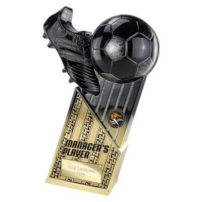 The Marauders Special Football Carbon Black Gold Managers Player Trophy Thumbnail