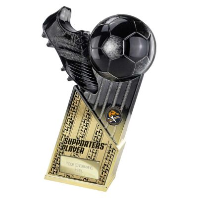 The Marauders Special Football Carbon Black Gold Supporters Player Trophy Thumbnail