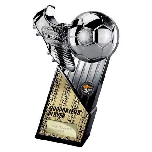 The Marauders Special Football Gun Metal Supporters Player Trophy Thumbnail