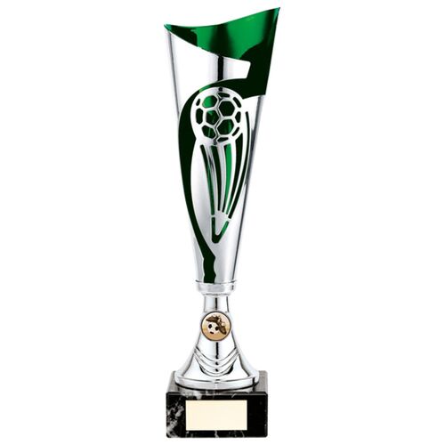 Champion Green Silver Football Cup Trophy Thumbnail