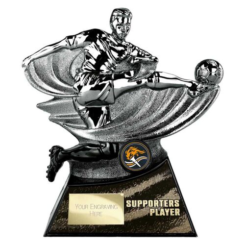 Power Strike Special Football Black Silver Supporters Player Thumbnail