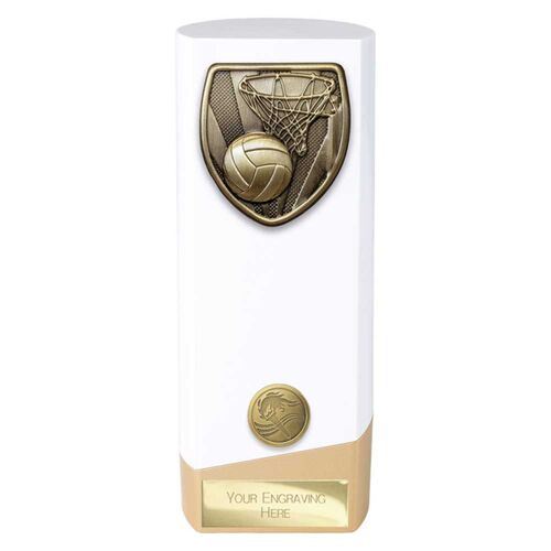 Prime Cobra White Gold Netball Award Thumbnail