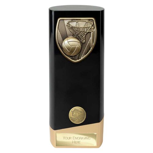 Prime Cobra Black Gold Netball Award Thumbnail