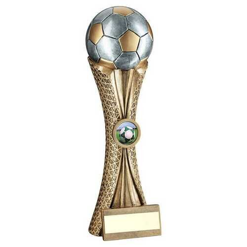 Football Gold Silver Tri Mesh Column Award Thumbnail