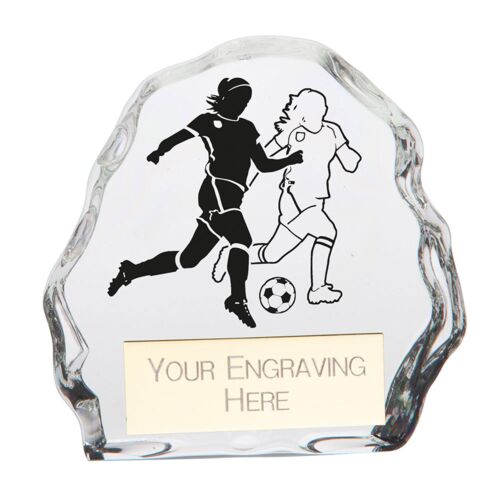Mystique Football Female Glass Award Thumbnail
