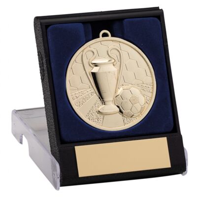 Football Medal and Box  Thumbnail