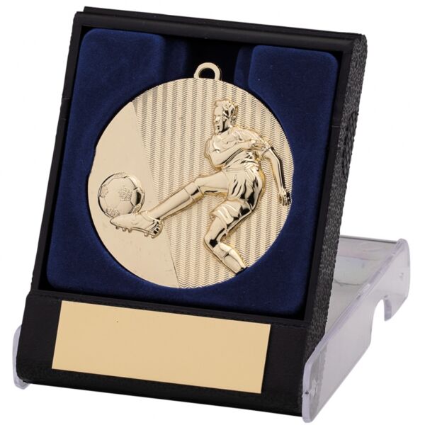 Football Medal and Box  Thumbnail