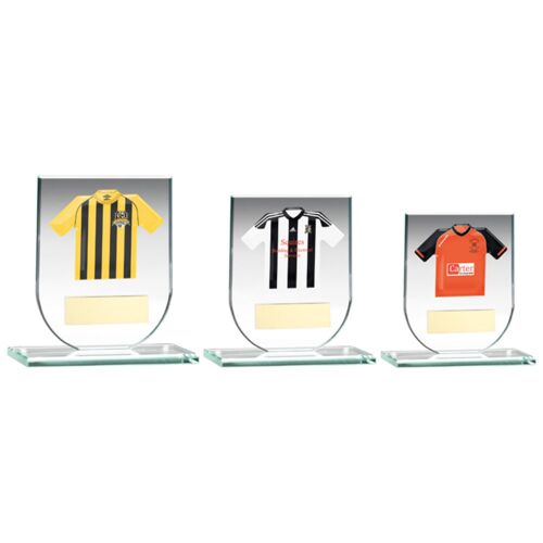 Custom Glass Football Trophy  Thumbnail