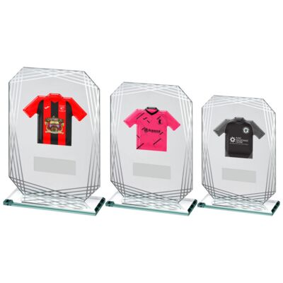 Custom Glass Football Trophy  Thumbnail