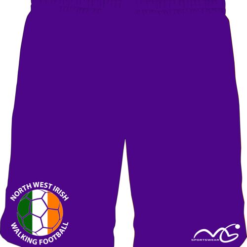 North West Irish Walking Football GK Short (Purple) Thumbnail