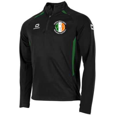 North West Irish Walking Football Stadio Quarter Zip Top Thumbnail