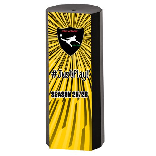 Starz Yellow Bespoke Trophy Thumbnail