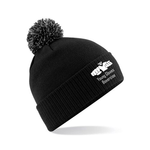 Young Gloves Boxercise Bobble Beanie Hat Thumbnail
